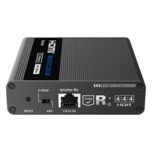 Receptor HDMI IPColor / 4K@60Hz / Sin Compresión / IR / 70 m (229.7 ft) / Cascada hasta 700 m (2296.6 ft) / 24/7