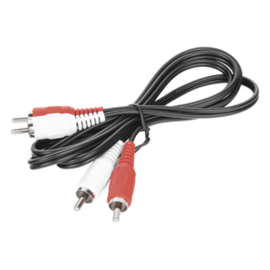 Cable RCA Macho a Macho / 1 m (3.28 ft) / Audio y Video HD / Conectores Codificados por Color / Baja Pérdida de Señal