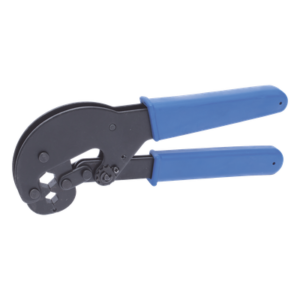Pinzas para Plegar Conectores Coaxiales / Acero Resistente a Corrosión / Ajuste Automático / Diseño Ergonómico / Conectores 10.8 mm y 13.5 mm