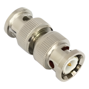 Adaptador Coaxial / BNC Macho a BNC Macho / 75 Ohm / Barril / Níquel-Oro-PTFE / 13.9 mm x 33.6 mm