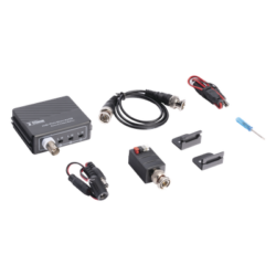 Kit de transmisión de video / 400 m (1312 ft) / 2 MP / HD-TVI HD-CVI AHD CVBS / Activo+Activo / Protección grado III