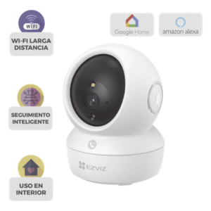 Cámara PT IP / 3 Megapixel / Wi-Fi Dual Band / Zoom Óptico 4x / IR 10 m (32.8 ft) / Audio Bidireccional / MicroSD 512GB