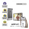 Videoportero IP / 2 Hilos / Monitor 7' Touchscreen / 2K 162° / Wi-Fi Dual 2.4/5 GHz / 2 Salidas de Apertura / IP65