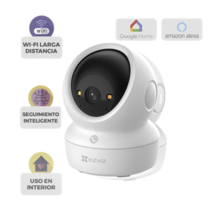 Cámara PT IP / 4K 8 Megapixel / Wi-Fi Dual 2.4/5 GHz / Visión Nocturna Color 10 m (32.8 ft) / Audio Bidireccional / Seguimiento Automático