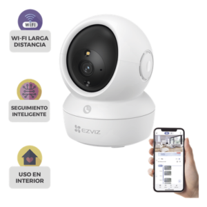 Cámara PT IP / 3K 5 Megapixel / Visión Nocturna Color 10 m (32.8 ft) / Wi-Fi Dual-Band / Audio Bidireccional / Rotación 340°