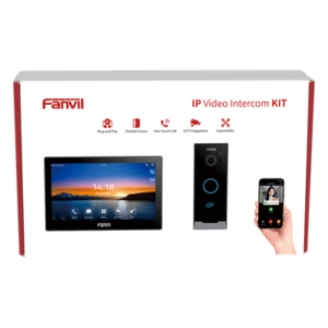 Kit Videoportero IP / Pantalla Táctil 7" HD / Cámara 2 Megapixel / Wi-Fi Dual Band / PoE / 10,000 Tarjetas RFID / ONVIF