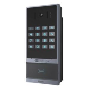 Videoportero SIP / 2 Megapixel / IP66 e IK07 / Teclado Iluminado / 10,000 Tarjetas RFID / PoE / 2 Relevadores