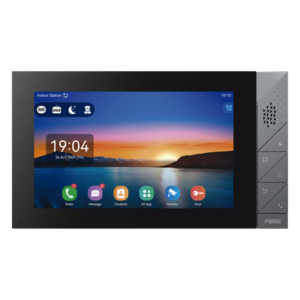 Monitor IP/SIP / Pantalla Táctil 7" / Android 9.0 / Wi-Fi Dual Band / Bluetooth 5.0 / PoE / 8 Entradas de Alarma