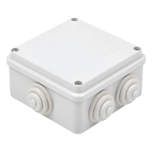 Caja de Derivación Estanca / 6 Entradas / IP55 / IK08 / 100x100x50 mm / Libre de Halógenos / -24 a 60°C