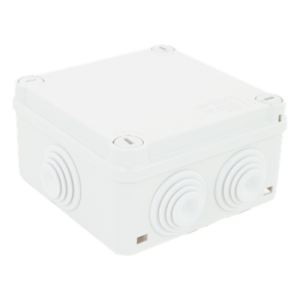 Caja de Derivación Estanca / 6 Entradas / IP55 / IK08 / 100x100x50 mm / Libre de Halógenos / -24 a 60°C