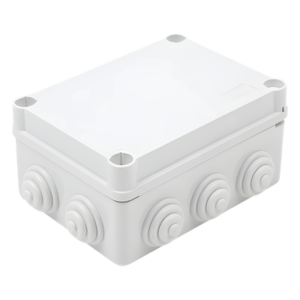 Caja Estanca de Derivación / PVC Libre de Halógenos / 10 Entradas / IP55 / IK08 / 150x110x70 mm (5.9x4.3x2.7 in) / -24°C a 60°C