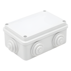 Caja de Derivación Estanca / PVC Libre de Halógenos / 6 Entradas / IP55 / IK08 / 120x80x50 mm / -24 a 60°C