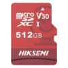 Tarjeta MicroSD / 512 GB / Lectura 95 MB/s / Escritura 60 MB/s / Clase 10 U3 / TLC NAND / Grabación 4K 24/7 / Resistente Agua y Golpes