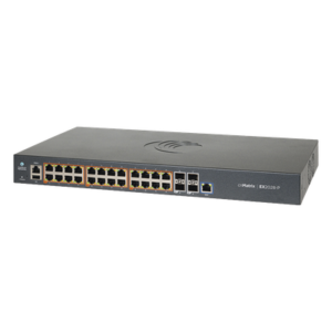Switch Capa 3 / 28 Puertos / 24 PoE Gigabit 802.3af/at / 4 SFP+ / Administración en la Nube