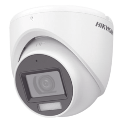 Cámara Turret TURBOHD / 3K 5 Megapixel / Lente 2.8 mm / Gran Angular 104.9° / IR 30 m (98.4 ft) + Luz Blanca 20 m (65.6 ft) / IP67 / Audio Integrado / 4 Tecnologías
