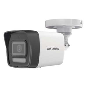 Cámara Bala TURBOHD / 3K 5 Megapixel / Lente 2.8 mm / Gran Angular 104.9° / Dual Light IR 30 m (98.4 ft) + Luz Blanca 20 m (65.6 ft) / IP67 / Audio Integrado / 4 Tecnologías / Metal