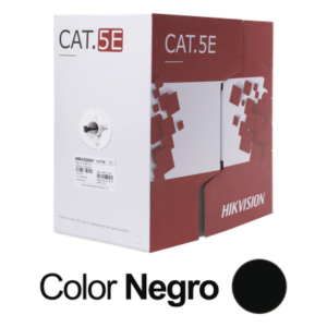 Bobina de Cable UTP / Cat 5E / 24 AWG / 305 m (1000 pies) / PE Exterior / 100% Cobre / 100 MHz / PoE