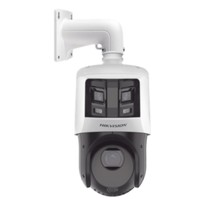PTZ IP TandemVu / 4 Megapixel PTZ + 6 Megapixel Panorámica / Zoom Óptico 25x / IR 100 m (328.1 ft) / WDR 120 dB / PoE+ / IP66
