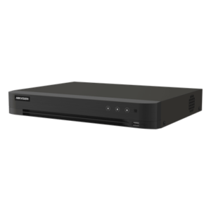 DVR Pentahíbrido / 16 Canales TurboHD + 16 Canales IP / 8 Megapixel (4K) / H.265+ / Audio Bidireccional / 1 Bahía HDD 10 TB / AcuSense