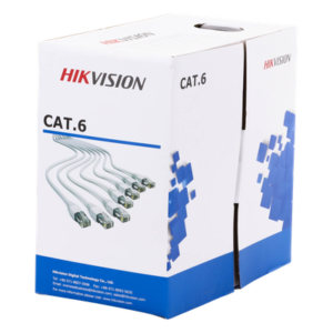 Bobina de Cable / Cat 6 / 100% Cobre / 305 m (1000 pies) / 24 AWG / 250 MHz / Interior CMX / Blanco
