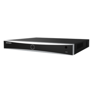 NVR IP / 32 Canales / 12 Megapixel (4K) / 16 Puertos PoE+ / Reconocimiento Facial / AcuSense / 2 Bahías HDD / HDMI 4K / Alcance PoE 300 m (984.3 ft)