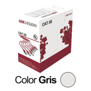 Bobina de Cable UTP / Cat5E / 24 AWG / 305 m (1000 pies) / 100% Cobre / PVC CM / Interior / 100 MHz / PoE
