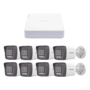 Kit de Videovigilancia IP / NVR 8 Canales PoE / 8 Cámaras Bala 2 Megapixel / ColorVu Lite / IR 30 m (98.4 ft) / Lente 2.8 mm 103°