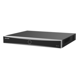 NVR IP / 16 Canales / 16 Puertos PoE+ / 12 Megapixel (4K) / Reconocimiento Facial 50,000 Rostros / 2 Bahías HDD 16 TB / HDMI 4K / Alarmas I/O