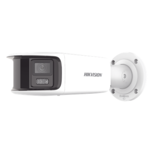 Cámara Bala IP Panorámica / 8 Megapixel (4K) / Dual Lente 4 mm / 180° / ColorVu 24/7 / Luz Blanca 40 m (131.2 ft) / WDR 130 dB / IP67 / PoE