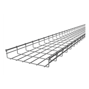 Charola Tipo Malla / 54 mm Peralte / 300 mm Ancho / 3 m Longitud / 10 pies / Electro Zinc 15-20 micras / 258 Cables Cat6
