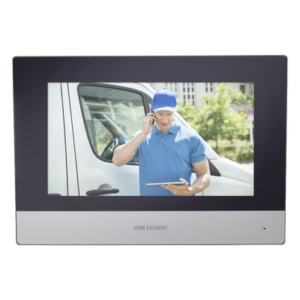 Monitor Híbrido IP WiFi Touch Screen / 7" / Resolución 1024x600 / PoE 802.3af / Audio Bidireccional / 8 Entradas de Alarma / Compatible 4 Hilos Analógicos