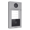 Videoportero IP / 2 Megapixel / PoE / IP65 + IK08 / 4 Departamentos / Apertura con Tarjeta / 2 Puertas / 6 Monitores / 129° / IR 3m