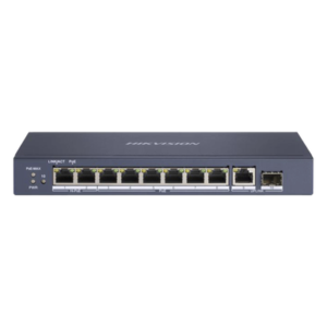 Switch PoE+ / 7 Puertos Gigabit 802.3af/at 30W / 2 Puertos Hi-PoE 90W / 1 Puerto Uplink Gigabit / 1 Puerto SFP / Modo Extendido 300 m (984 pies) / 110 W Total