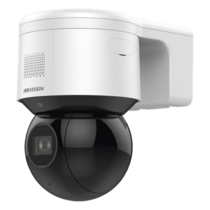 Domo PTZ IP / 4 Megapixel / 4X Zoom Óptico / IR EXIR 50 m (164 ft) / WDR 120 dB / AcuSense / Luz Estroboscópica y Sirena / PoE+ / IP66